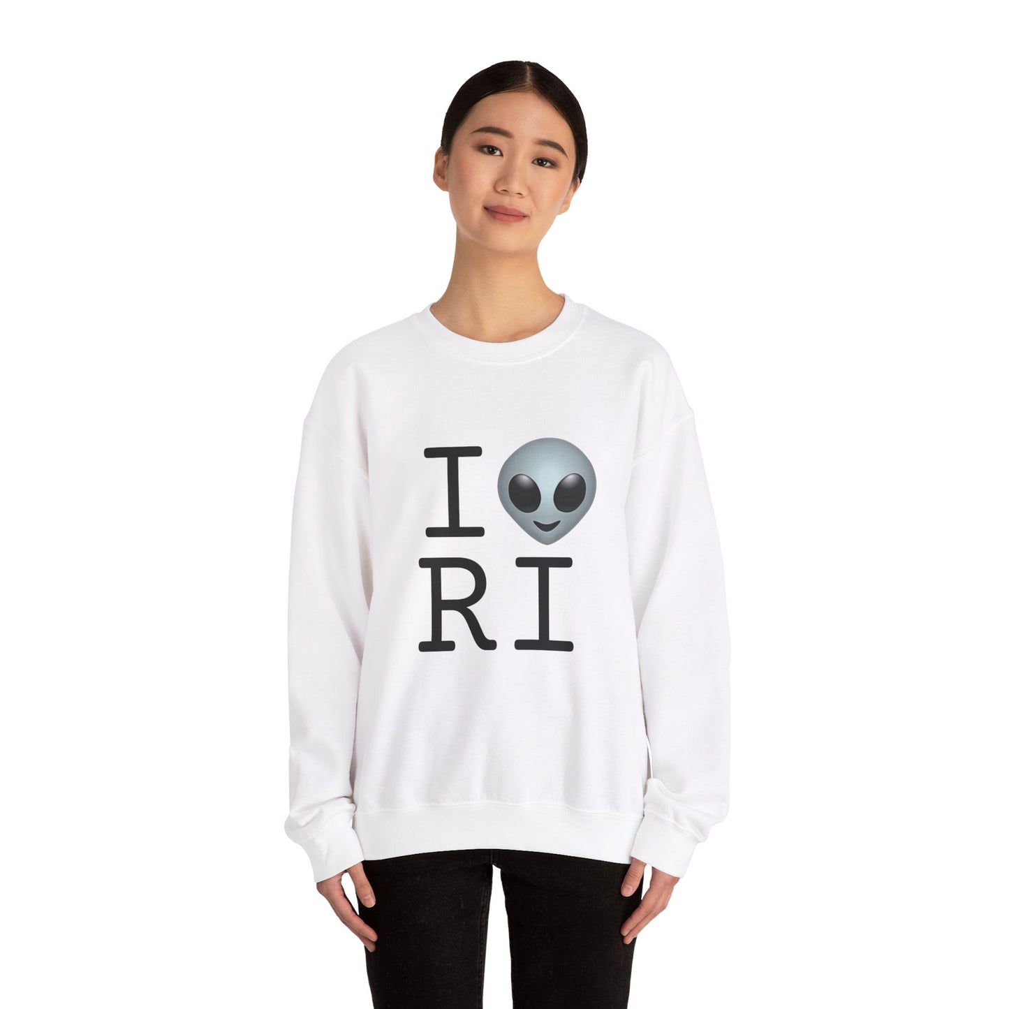 "I Feel Alien in Rhode Island" Sweatshirt