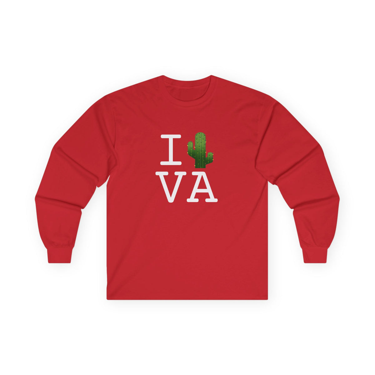 "I Cactus Virginia" Long Sleeve Shirt