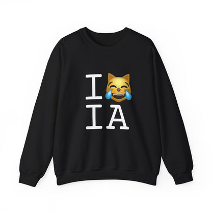 "I'm Laughing like a Cat at Iowa" Sweatshirt