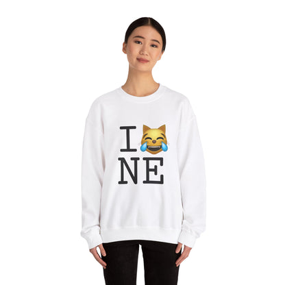 "I'm Laughing like a Cat at Nebraska" Sweatshirt