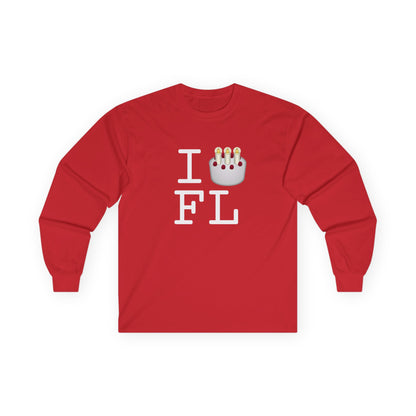 "I Birthday Cake Florida" Long Sleeve Shirt