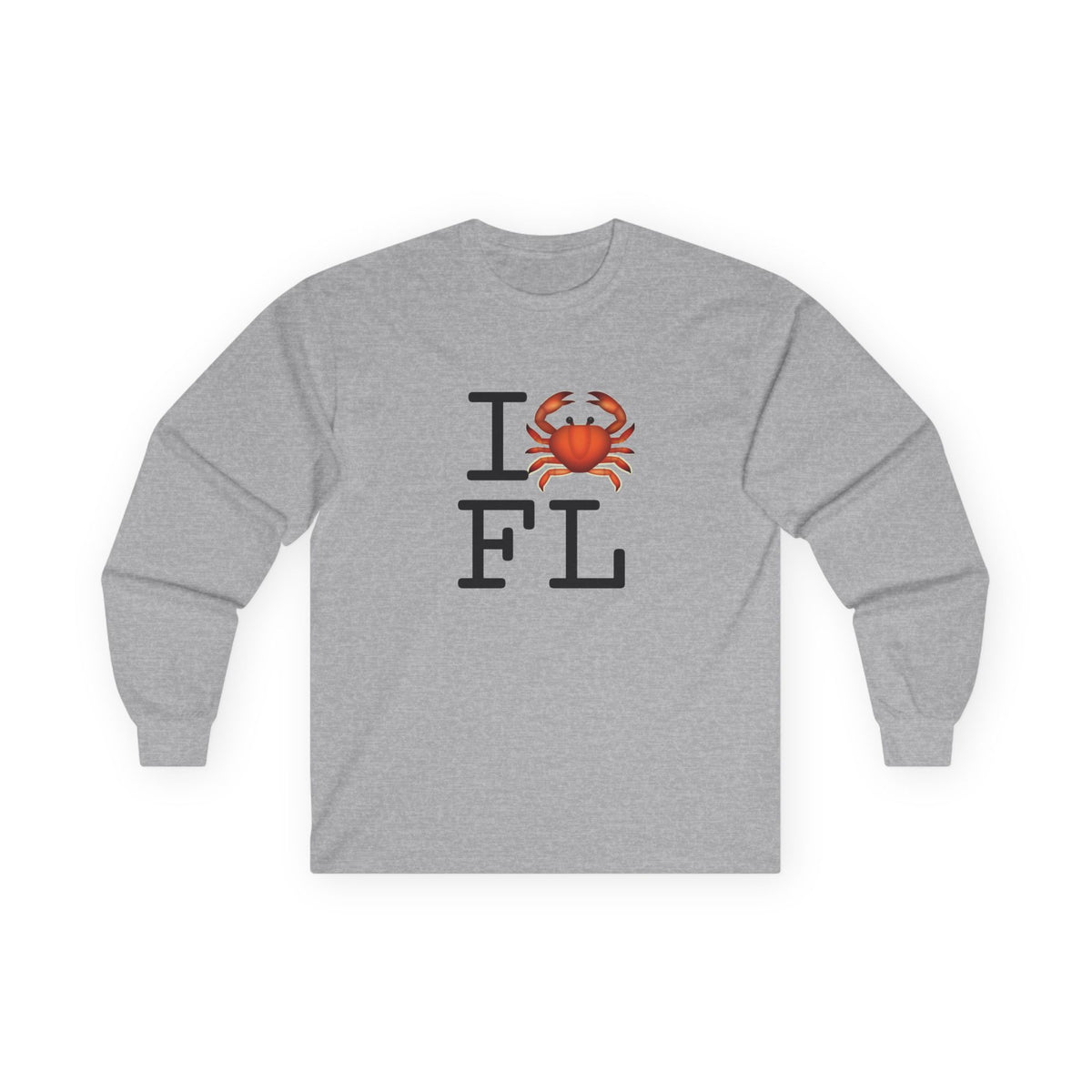 "I Crab Florida" Long Sleeve Shirt