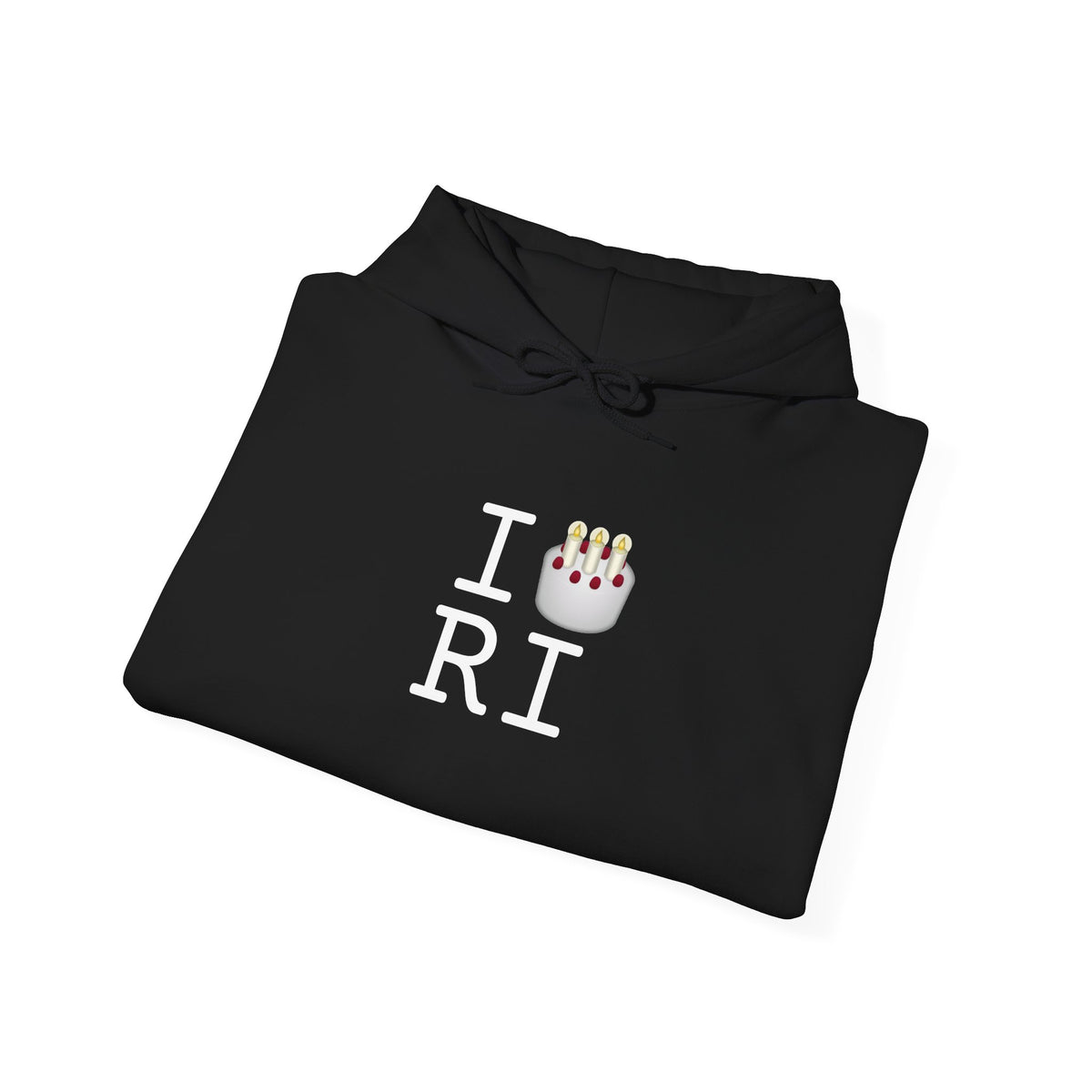 "I Birthday Cake Rhode Island" Hoodie