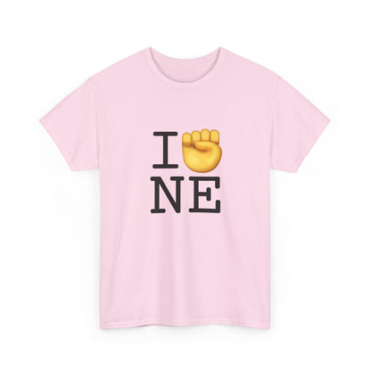 "I Raise my Fist with Nebraska" Tee