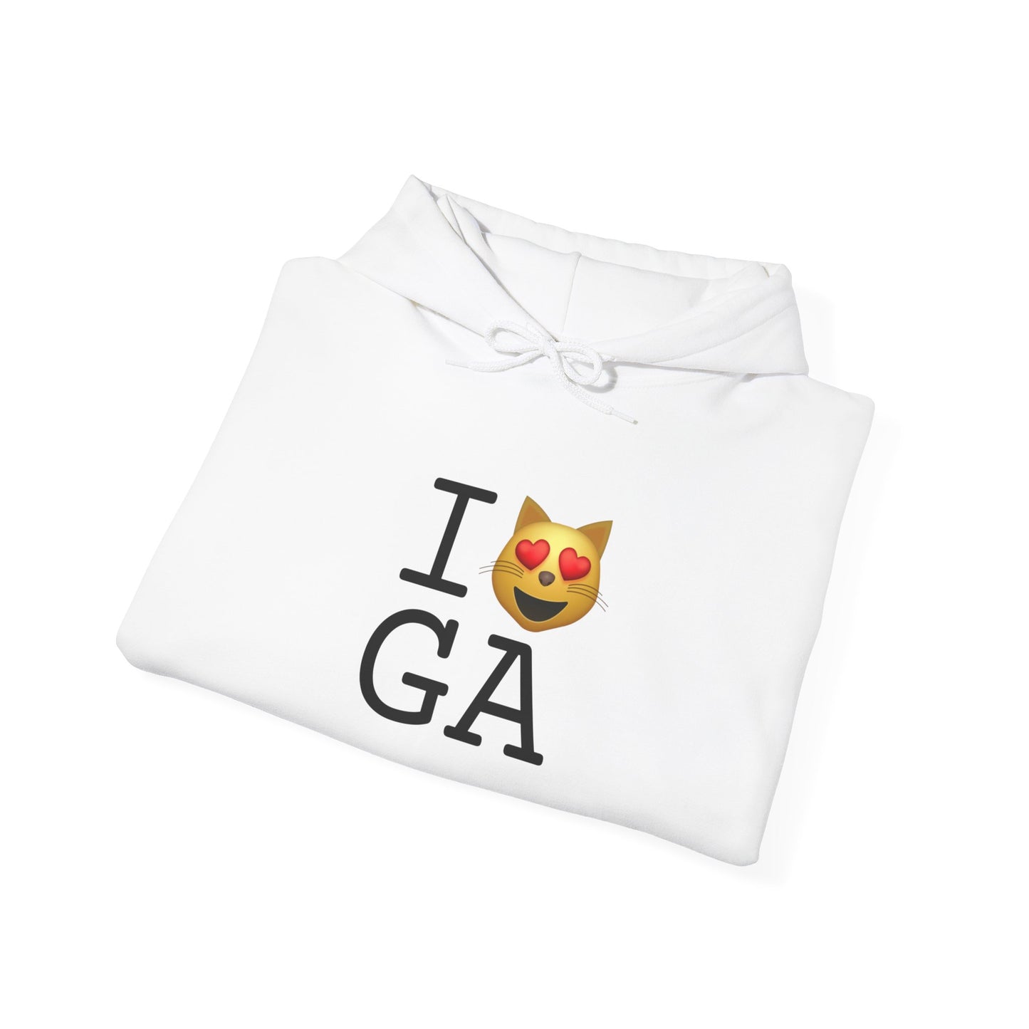 "I'm a Cat that Loves Georgia" Hoodie