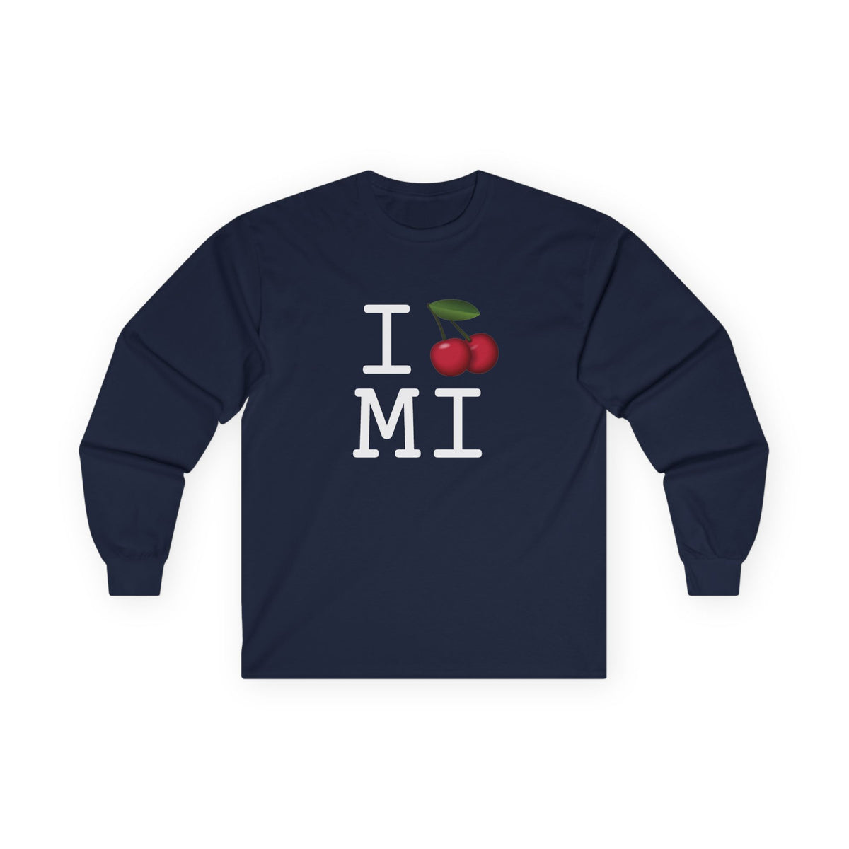 "I Cherry Michigan" Long Sleeve Shirt