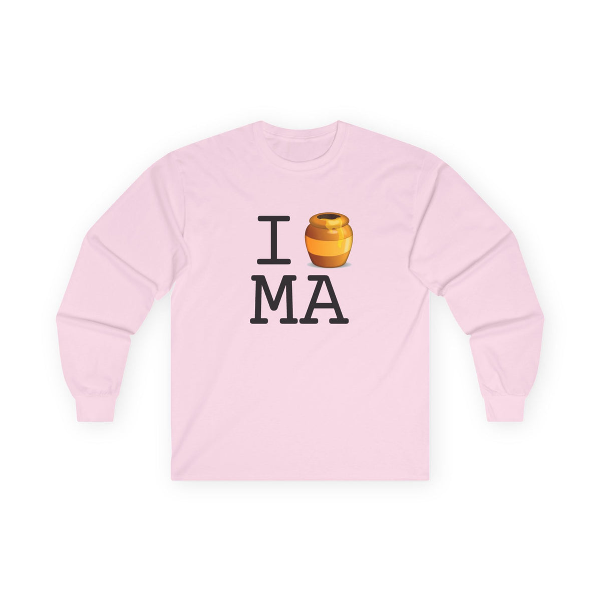 "I Honey Massachusetts" Long Sleeve Shirt