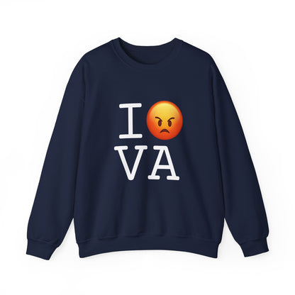 "I'm Angry about Virginia" Sweatshirt