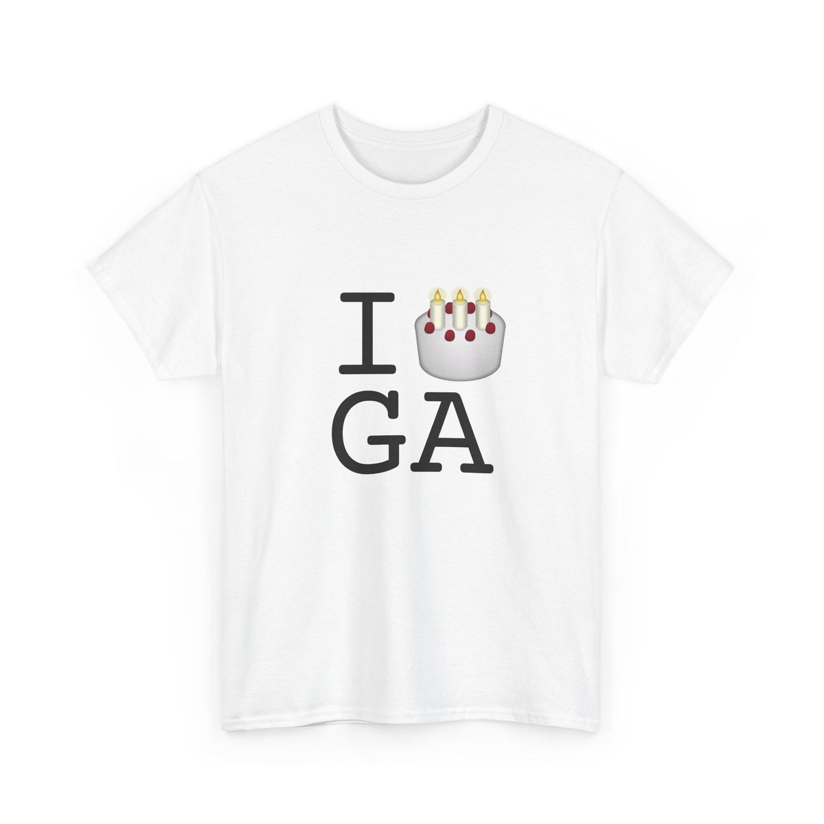 "I Birthday Cake Georgia" Tee