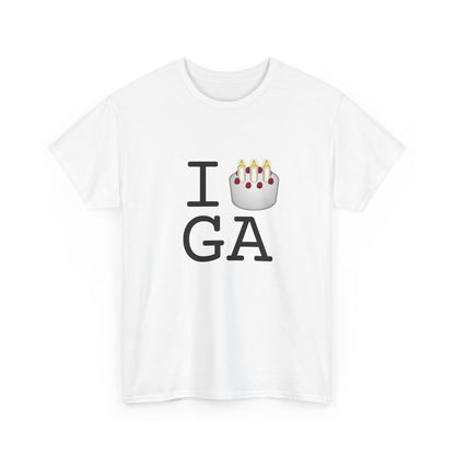 "I Birthday Cake Georgia" Tee