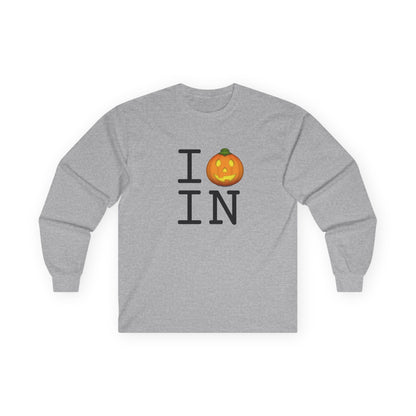 "I Jack-O-Lantern (Pumpkin) Indiana" Long Sleeve Shirt