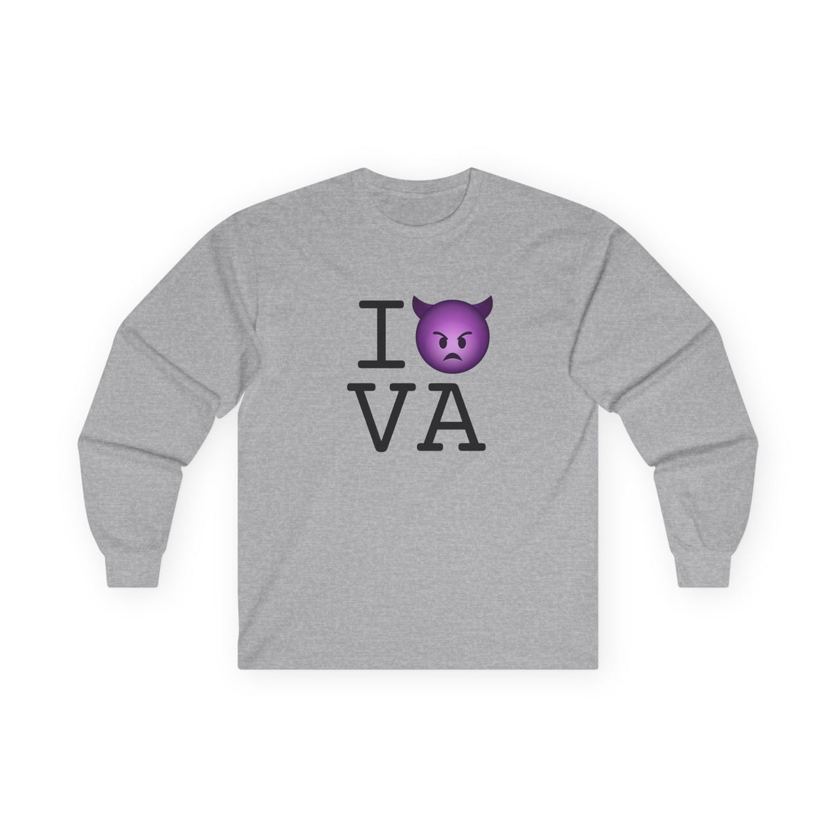 "I'm an Angry Devil about Virginia" Long Sleeve Shirt