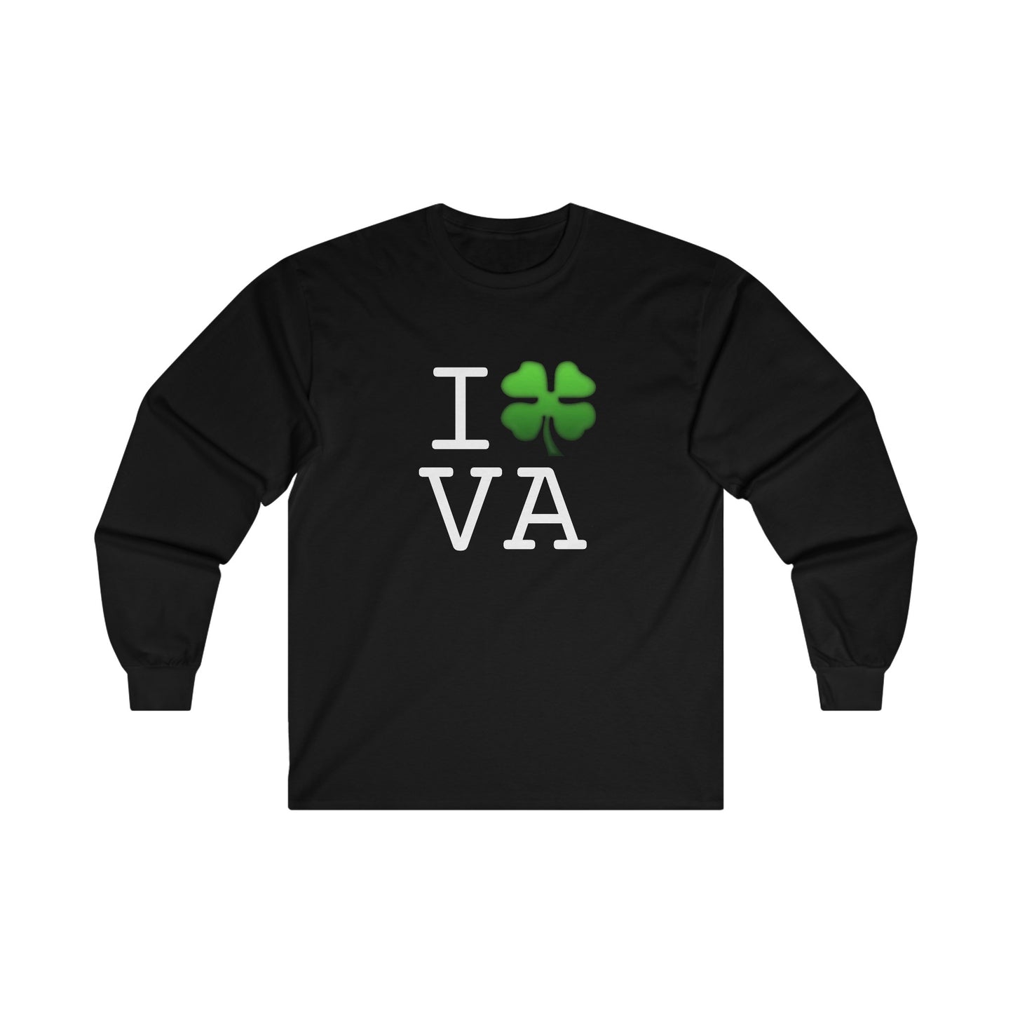 "I'm Lucky (Clover) in Virginia" Long Sleeve Shirt