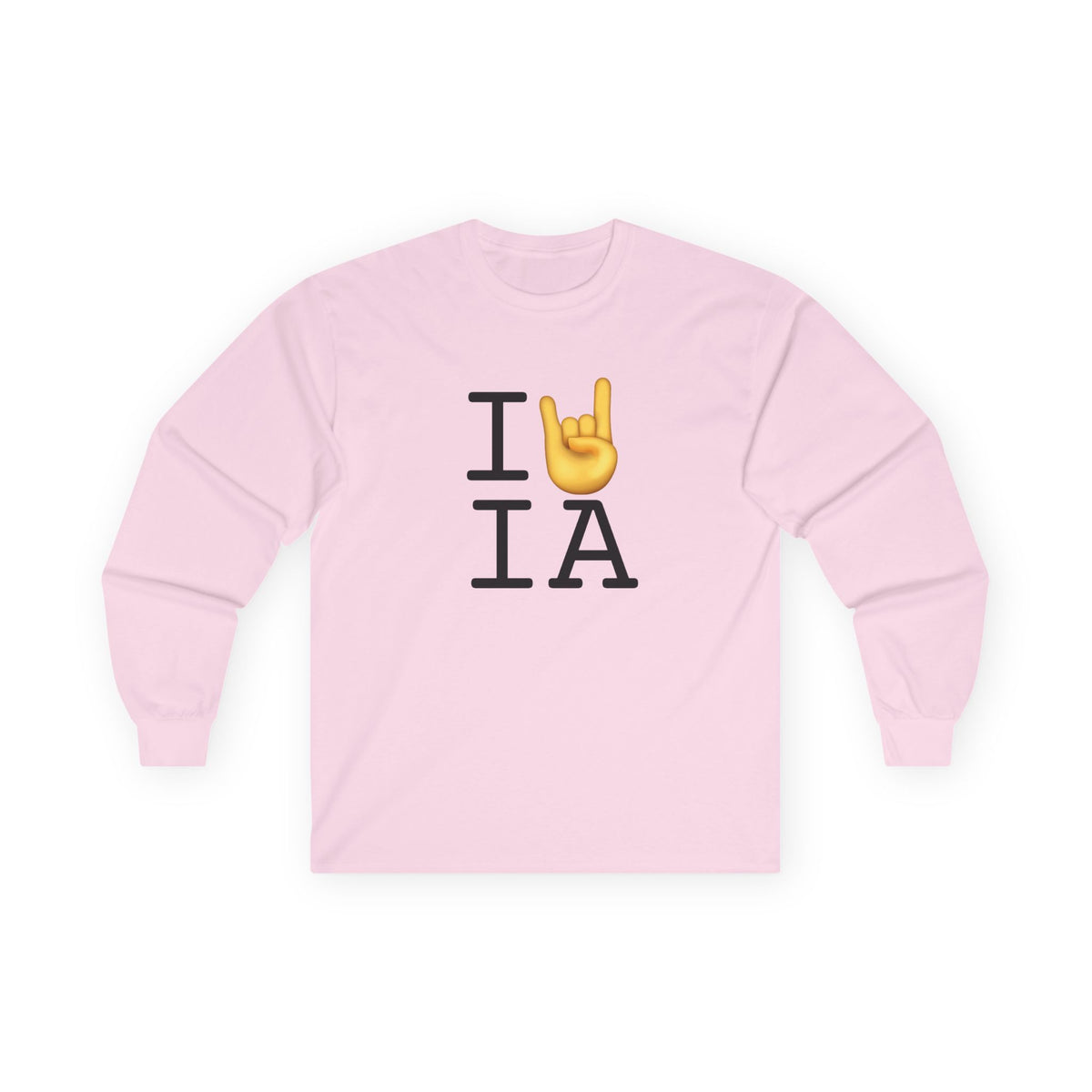 "I Rock On with Iowa" Long Sleeve Shirt