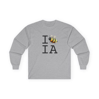 "I Bee in Iowa" Long Sleeve Shirt
