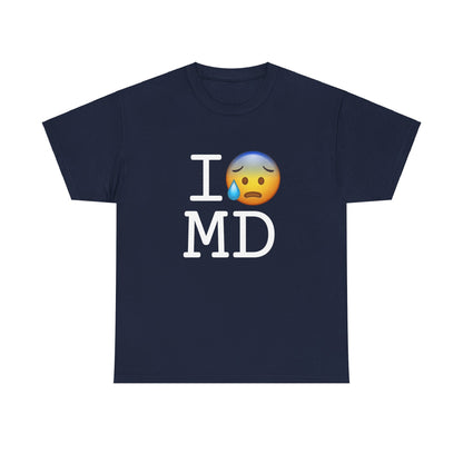 "I'm Anxiously Sweating in Maryland" Tee