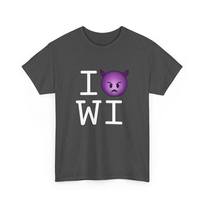 "I'm an Angry Devil about Wisconsin" Tee