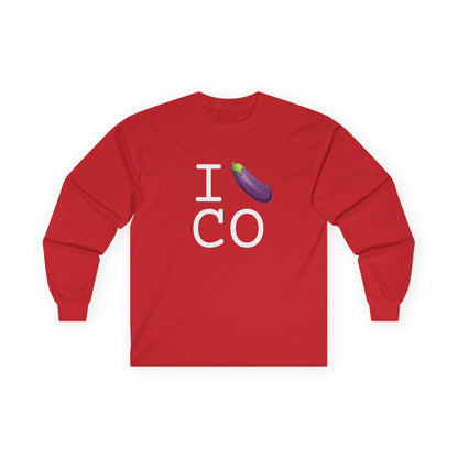 "I Eggplant Colorado" Long Sleeve Shirt