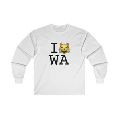 "I'm Laughing like a Cat at Washington" Long Sleeve Shirt