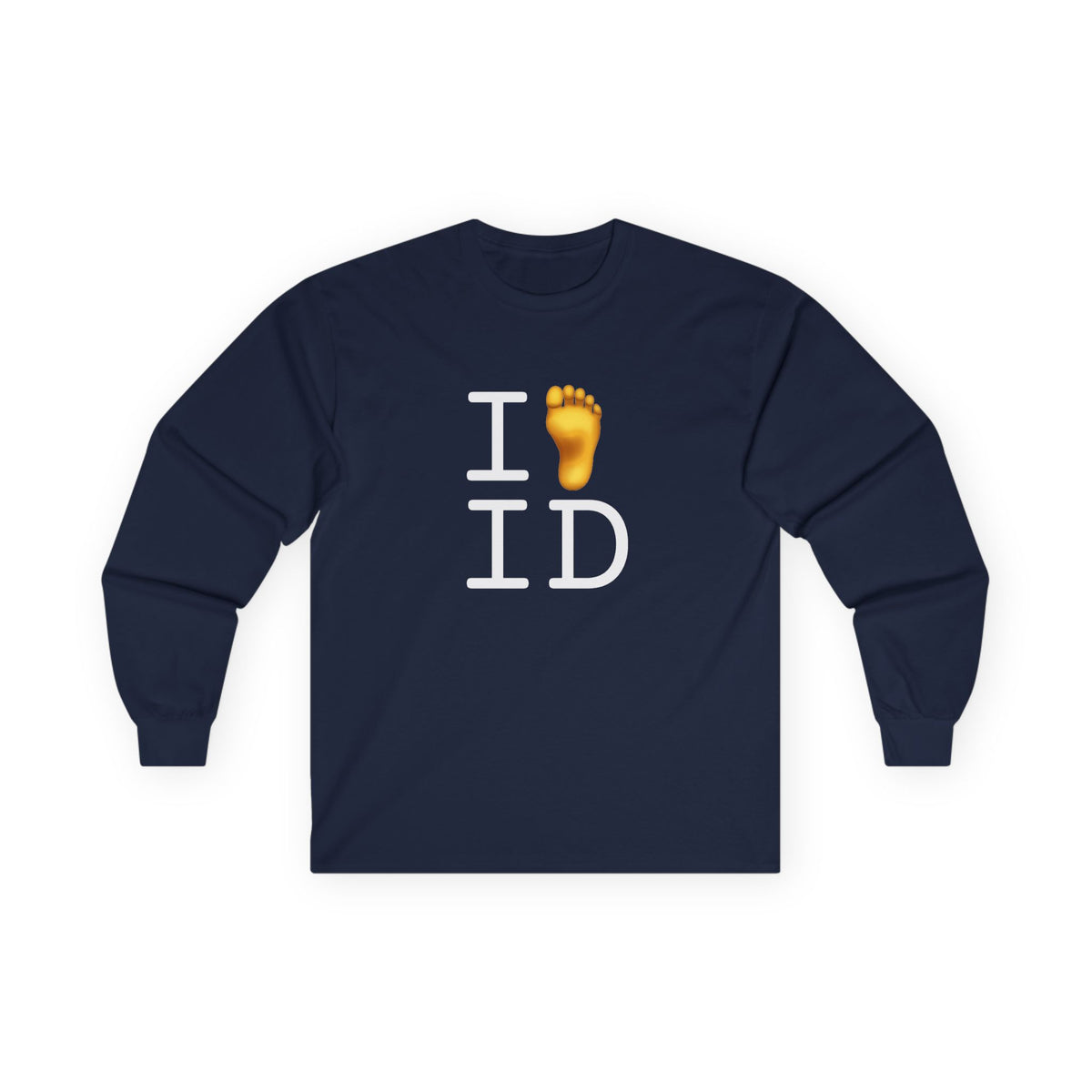 "I Foot Idaho" Long Sleeve Shirt