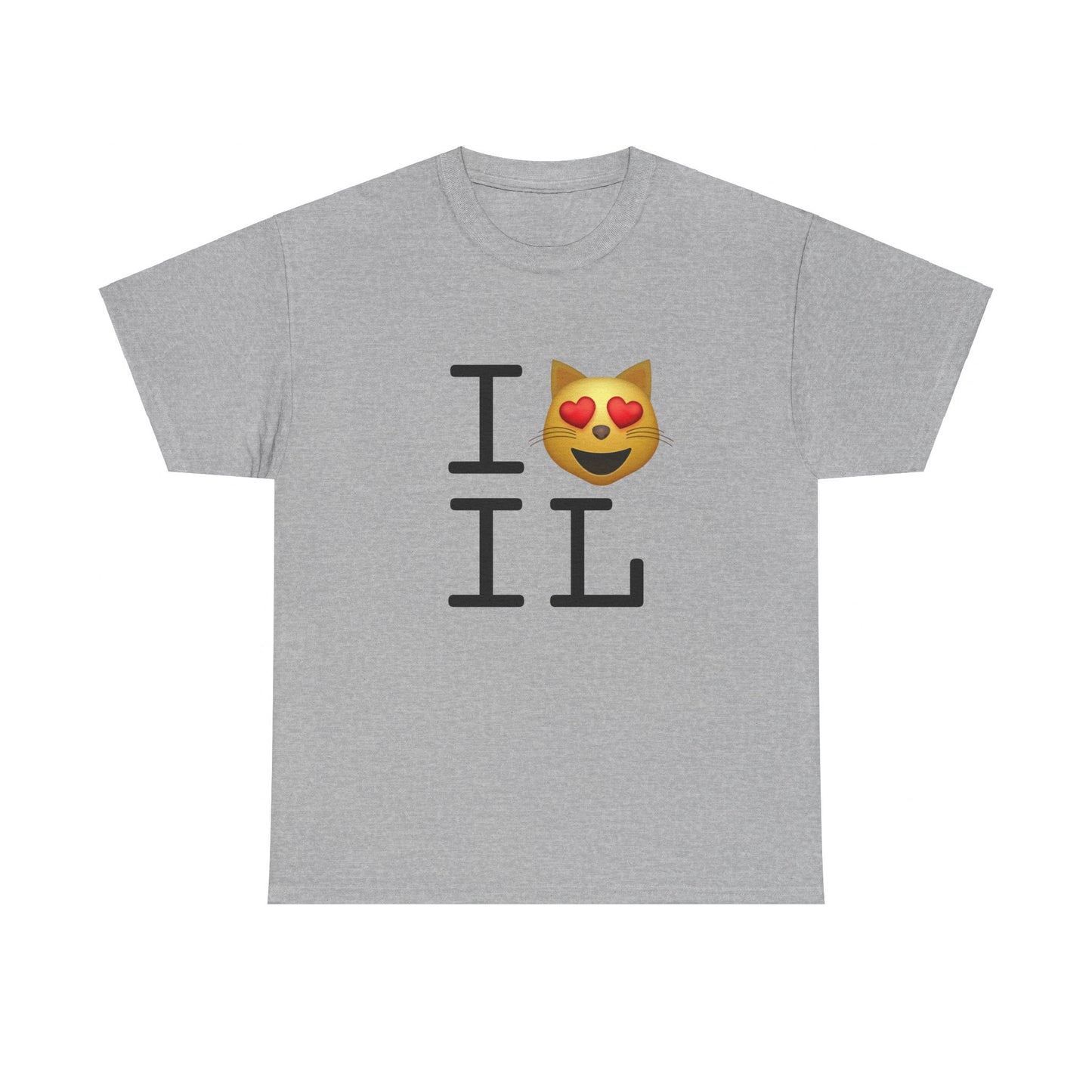 "I'm a Cat that Loves Illinois" Tee