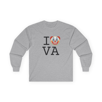 "I Clown on Virginia" Long Sleeve Shirt