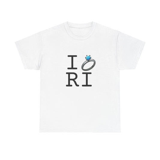 "I'm Married to (Diamond Ring) Rhode Island" Tee