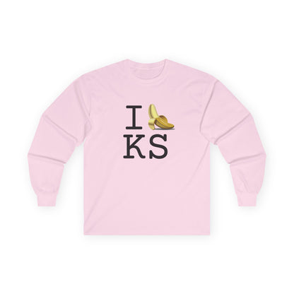 "I'm Bananas about Kansas" Long Sleeve Shirt