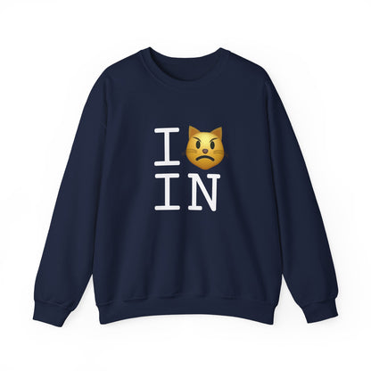 "I'm a Pouting Cat about Indiana" Sweatshirt