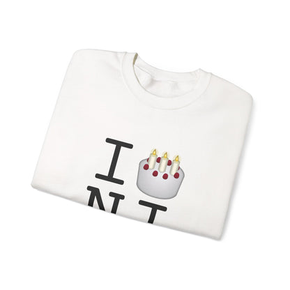 "I Birthday Cake New Jersey" Sweatshirt