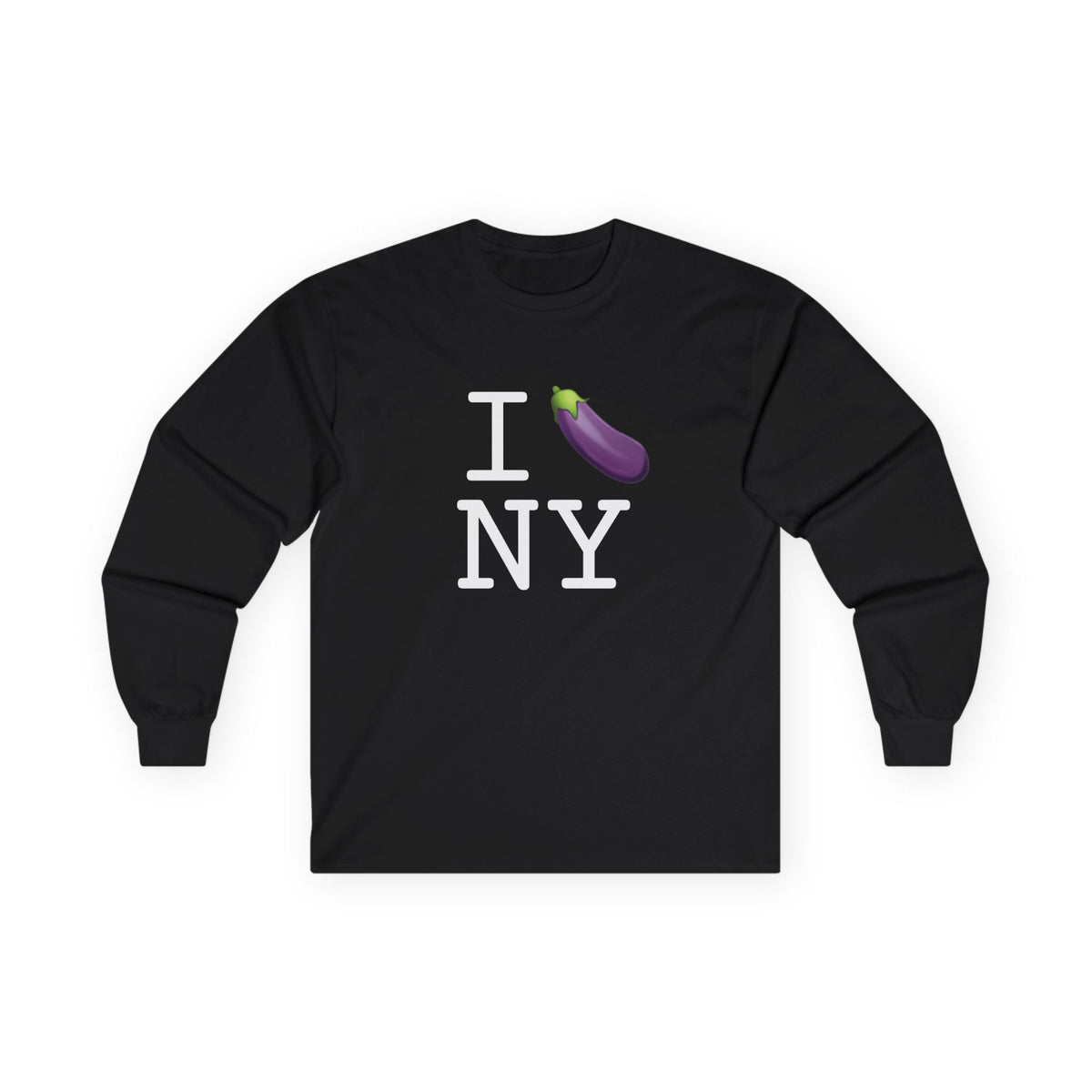 "I Eggplant New York" Long Sleeve Shirt