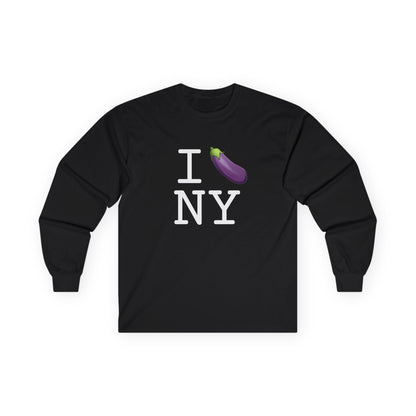 "I Eggplant New York" Long Sleeve Shirt