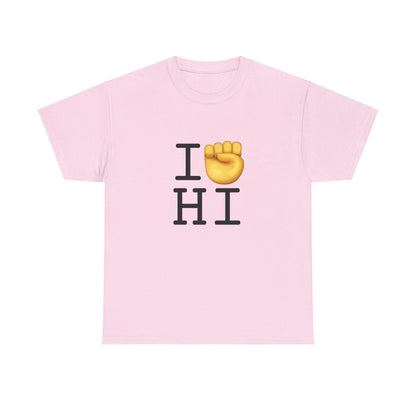 "I Raise my Fist with Hawaii" Tee
