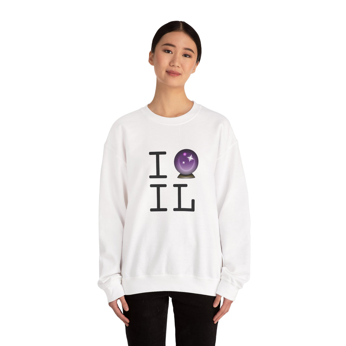 "I Predict the Future (Crystal Ball) of Illinois" Sweatshirt