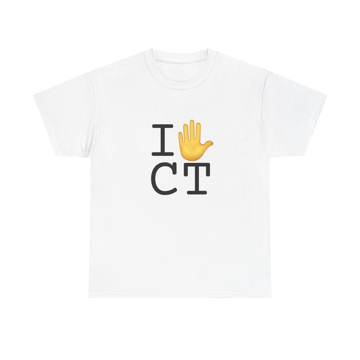 "I Stop (Raised Hand) Connecticut" Tee