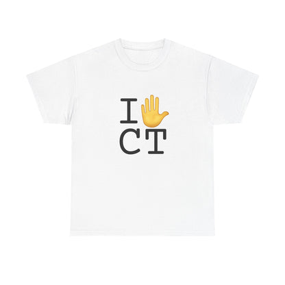 "I Stop (Raised Hand) Connecticut" Tee