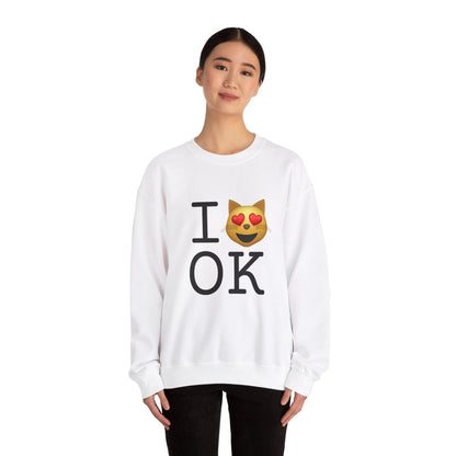 "I'm a Cat that Loves Oklahoma" Sweatshirt