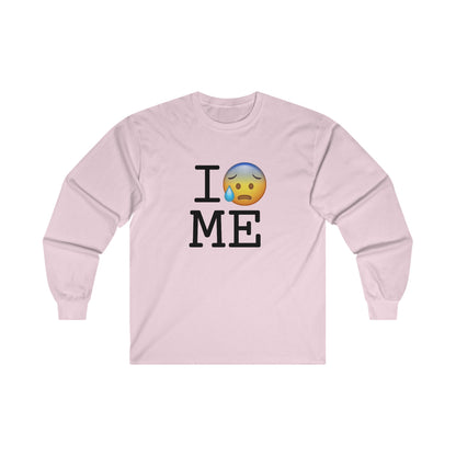 "I'm Anxiously Sweating in Maine" Long Sleeve Shirt