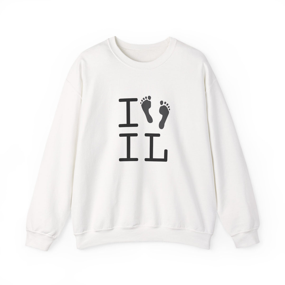 "I leave Footsteps in Illinois" Sweatshirt