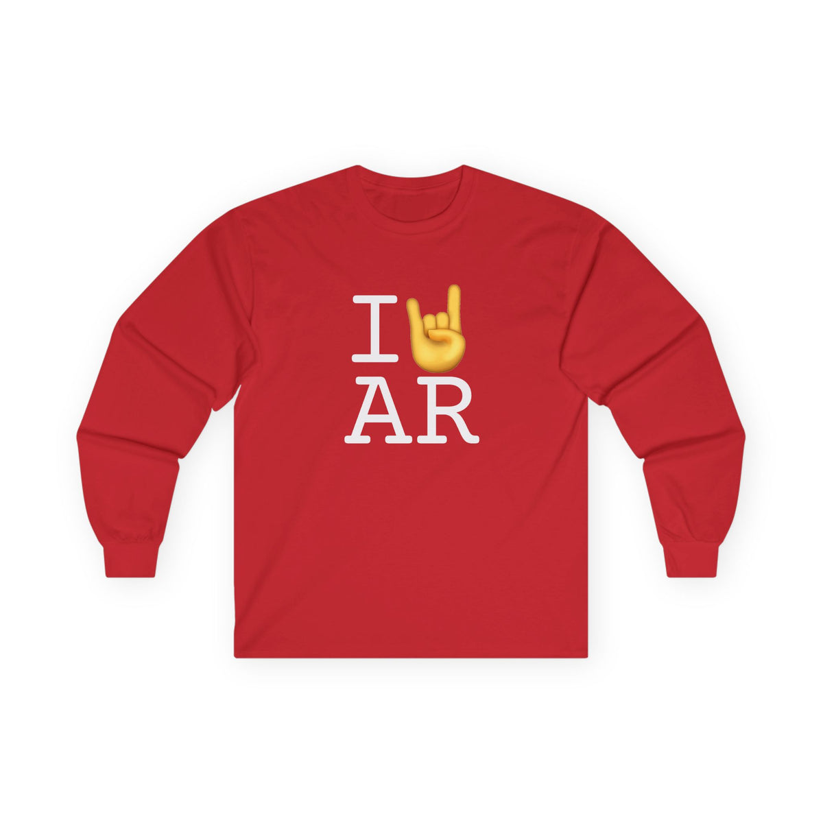 "I Rock On with Arkansas" Long Sleeve Shirt