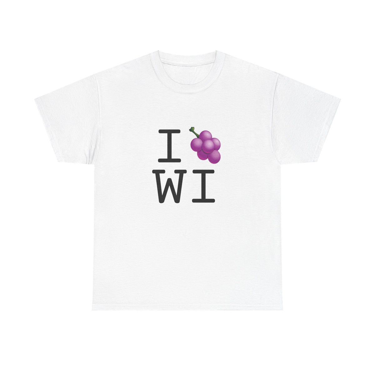 "I Grape Wisconsin" Tee