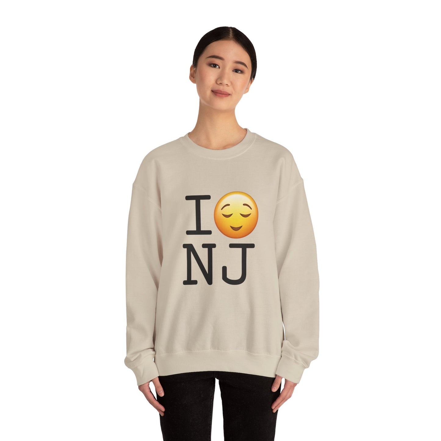 "I'm Relieved about New Jersey" Sweatshirt