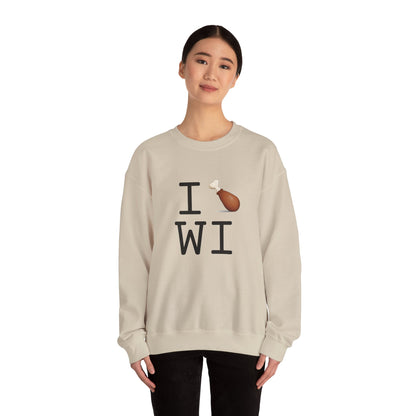 "I Chicken Drumstick Wisconsin" Sweatshirt