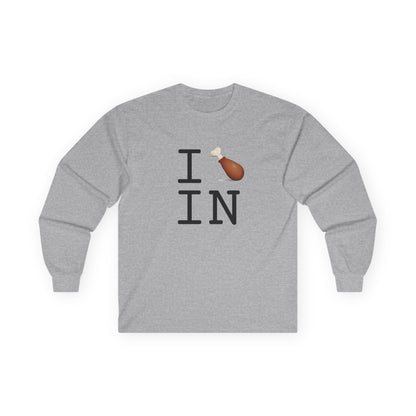 "I Chicken Drumstick Indiana" Long Sleeve Shirt