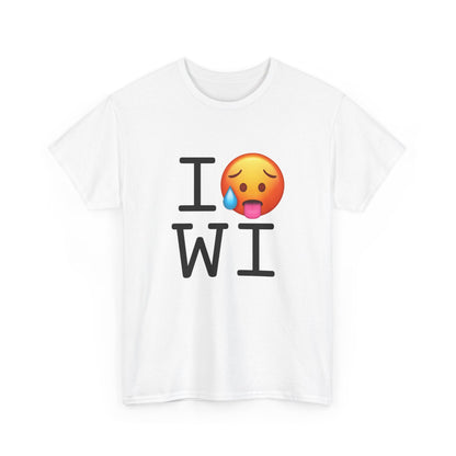 "I'm Hot in Wisconsin" Tee