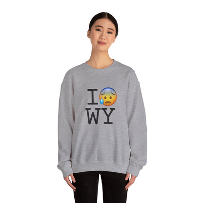 "I'm Anxiously Sweating in Wyoming" Sweatshirt