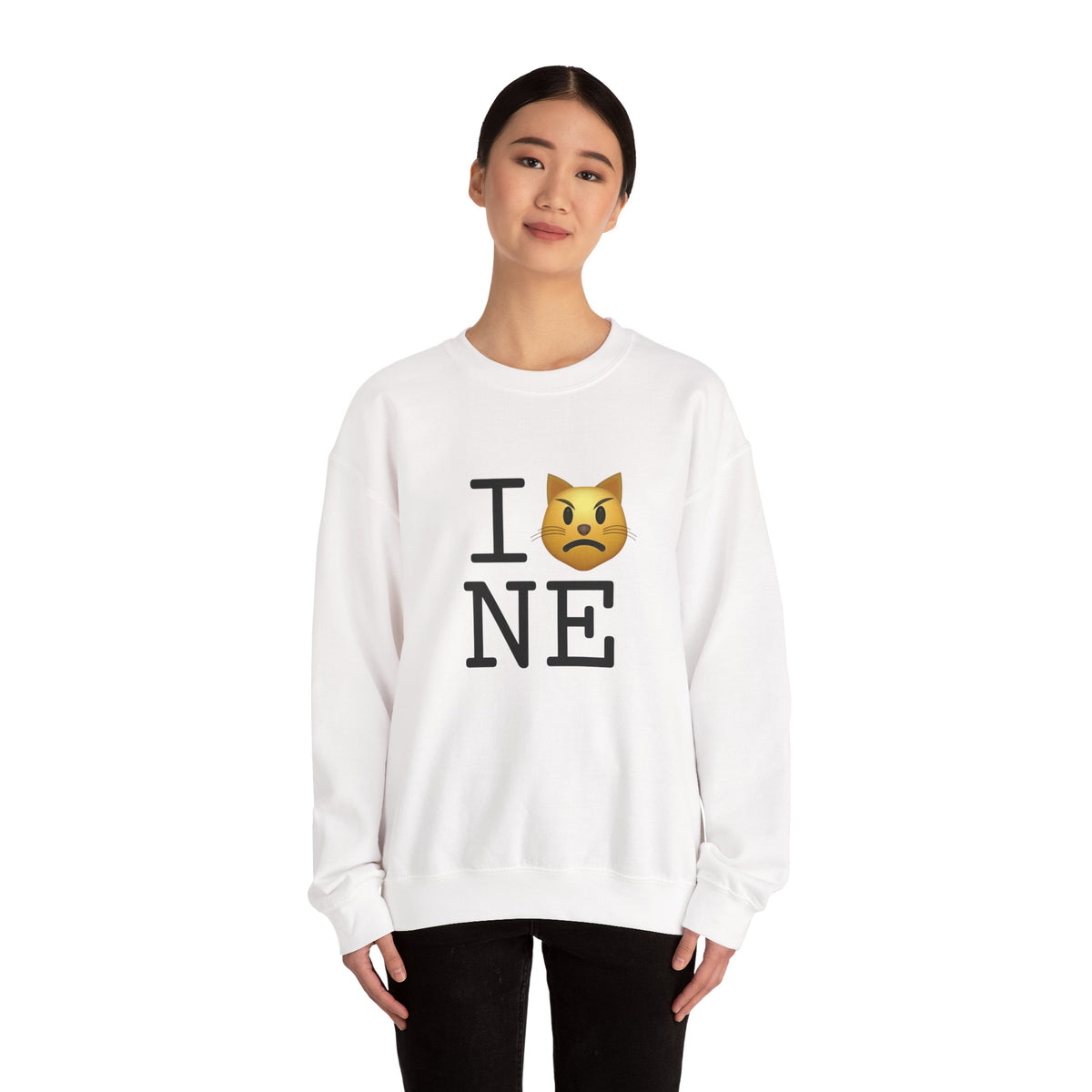 "I'm a Pouting Cat about Nebraska" Sweatshirt