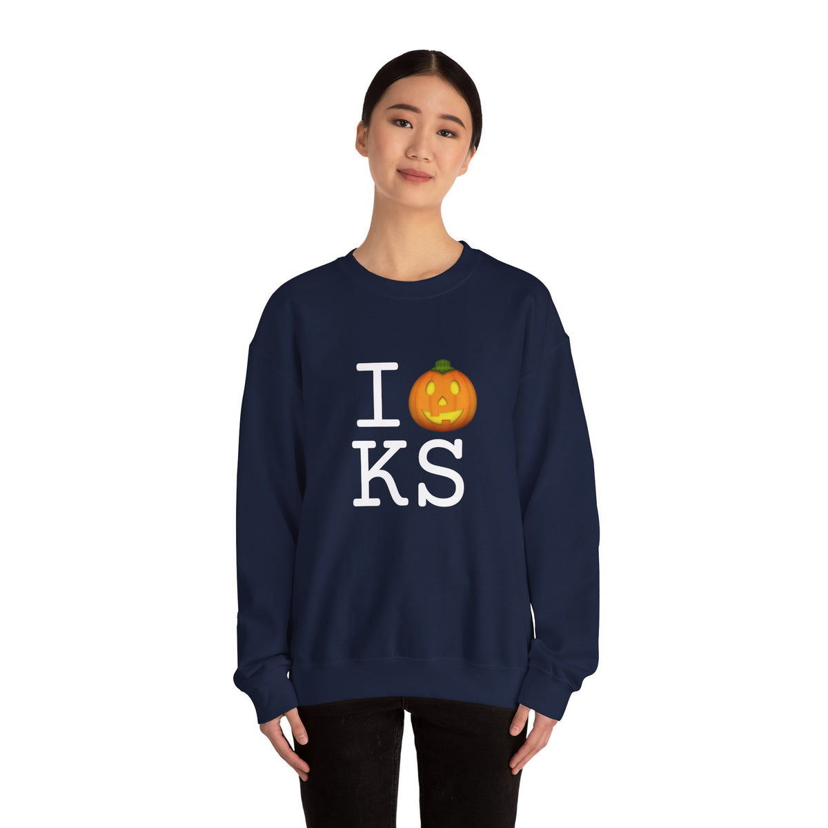 "I Jack-O-Lantern (Pumpkin) Kansas" Sweatshirt