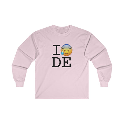 "I'm Anxiously Sweating in Delaware" Long Sleeve Shirt