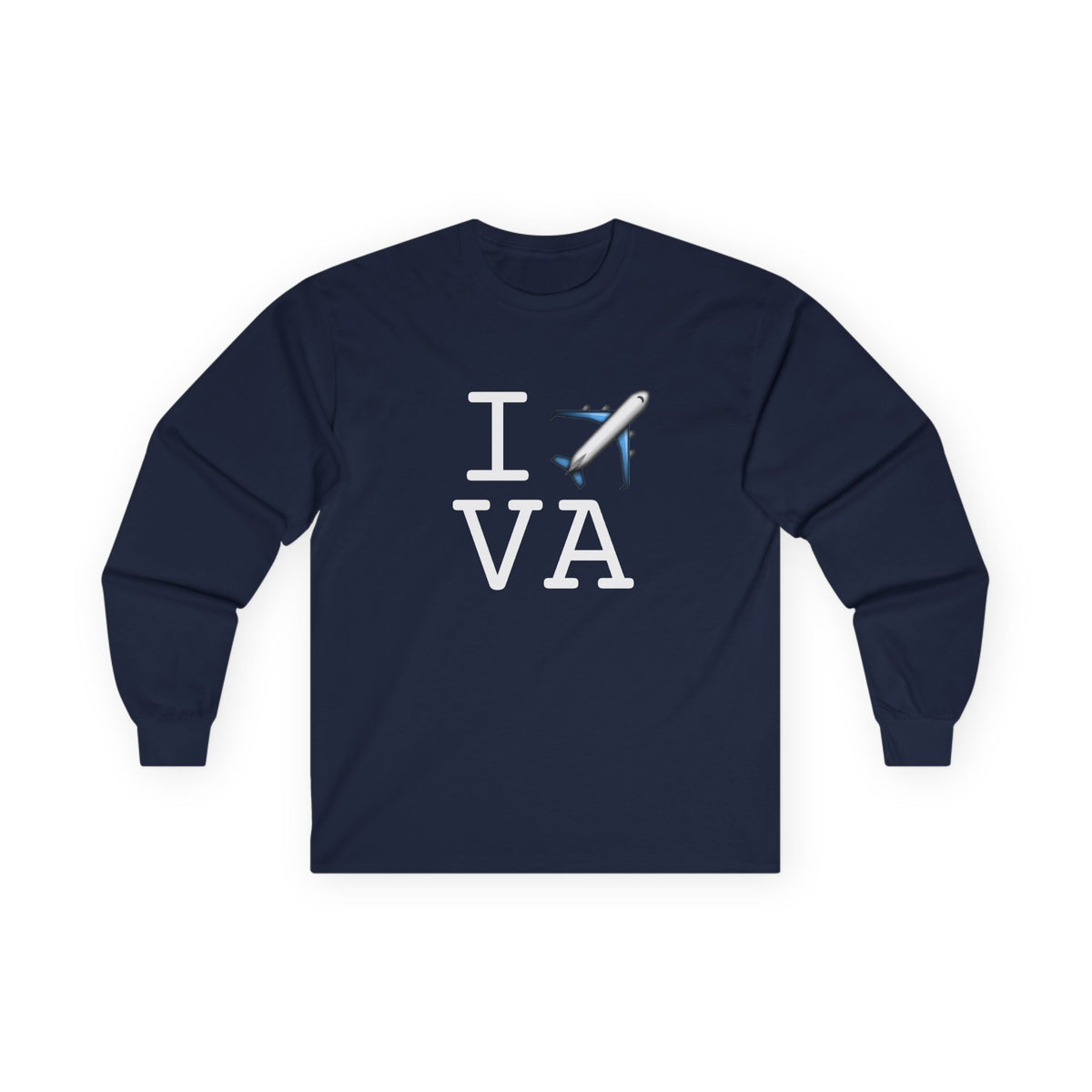 "I Fly Over Virginia" Long Sleeve Shirt